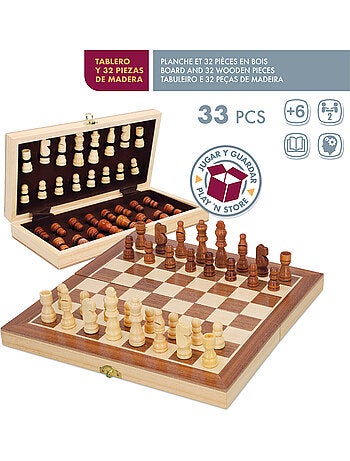 Jeu d'échecs mallette en bois cb games