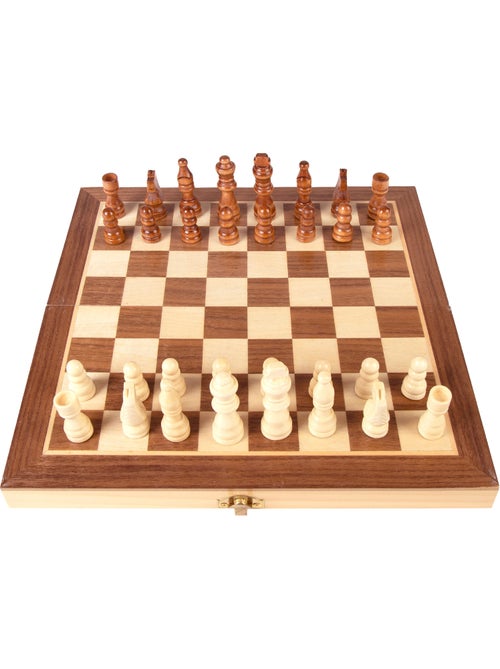Jeu d'échecs mallette en bois cb games - Kiabi