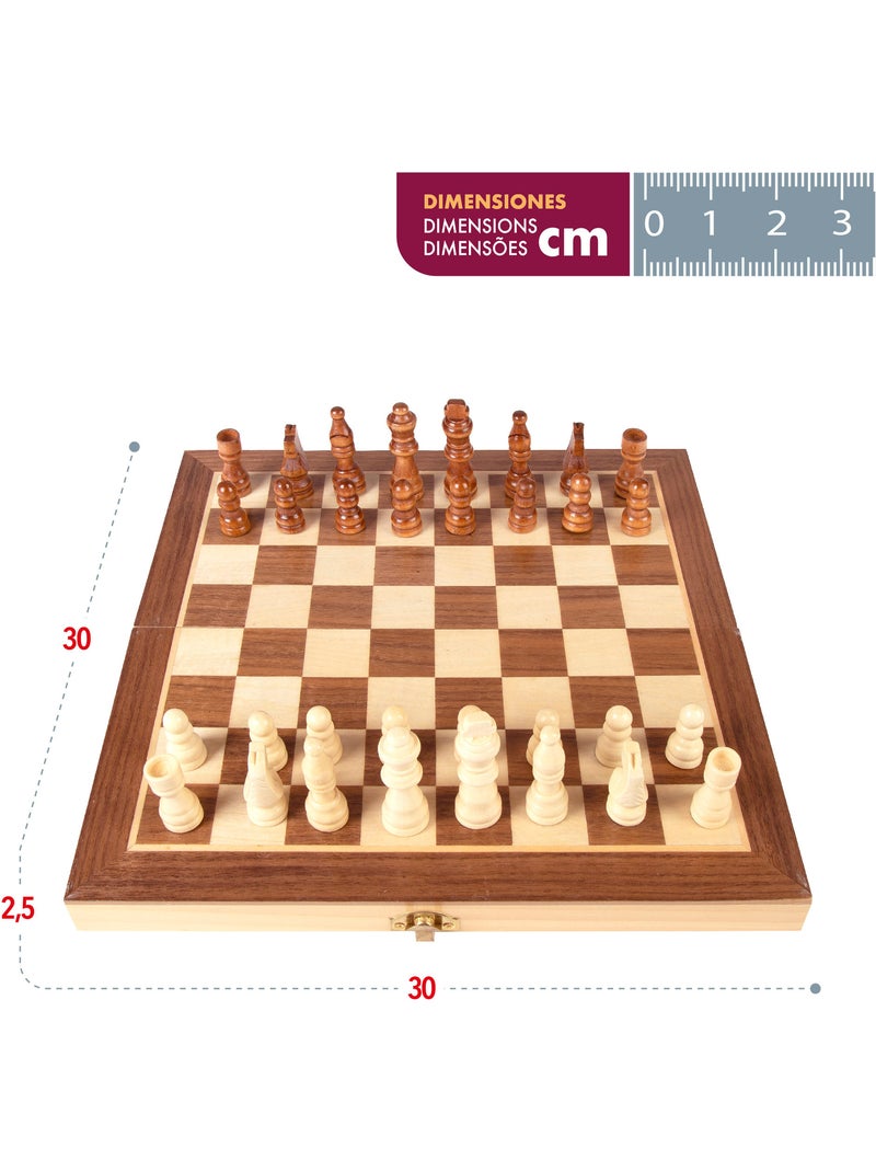 Jeu d'échecs mallette en bois cb games N/A - Kiabi