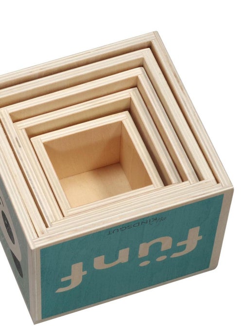 Jeu' de'eveil - Cubes gigognes avec animaux et chiffres - Kiabi