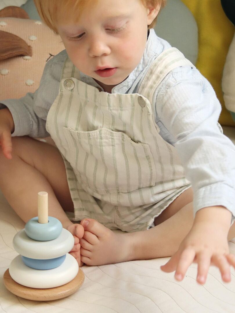 Chinchilla® Tour Mobile En Bois Pour Les Voyages - Tour Mobile De Voyage - Jeu D'empilage Pour Toute La Famille - Jeu D'adresse - Plaisir De Divertissement Pour Les Déplacements - Motricité