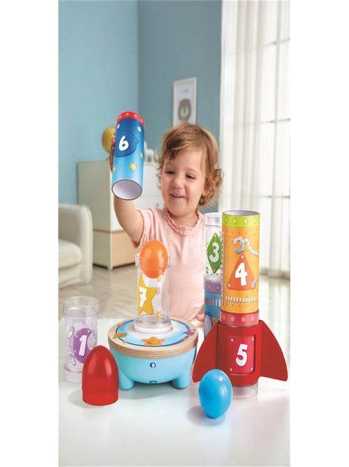 Jeu d'empilage avec fusée et balle à air pulsé - Kiabi Jeu d'empilage avec fusée et balle à air pulsé - Kiabi