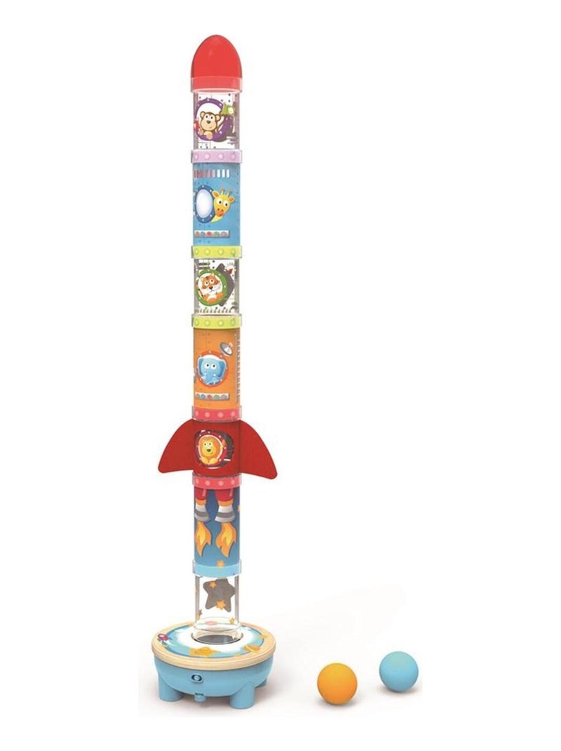 Jeu d'empilage avec fusée et balle à air pulsé N/A - Kiabi