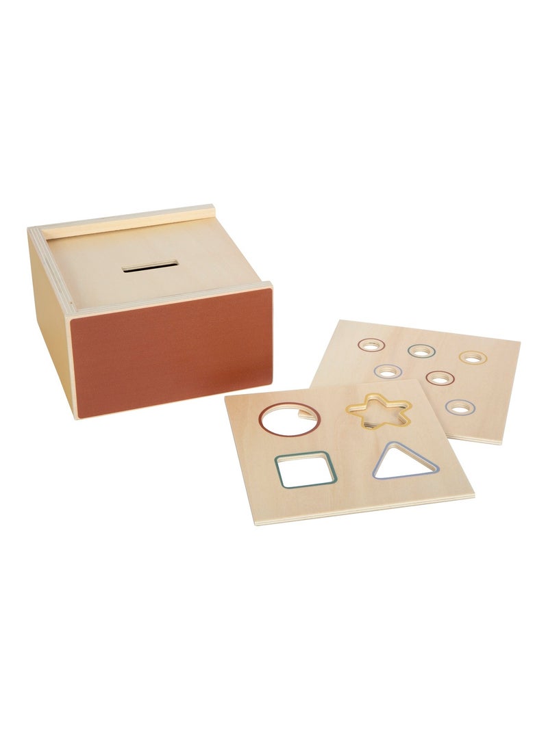 Jeu d'encastrement Montessori Beige - Kiabi