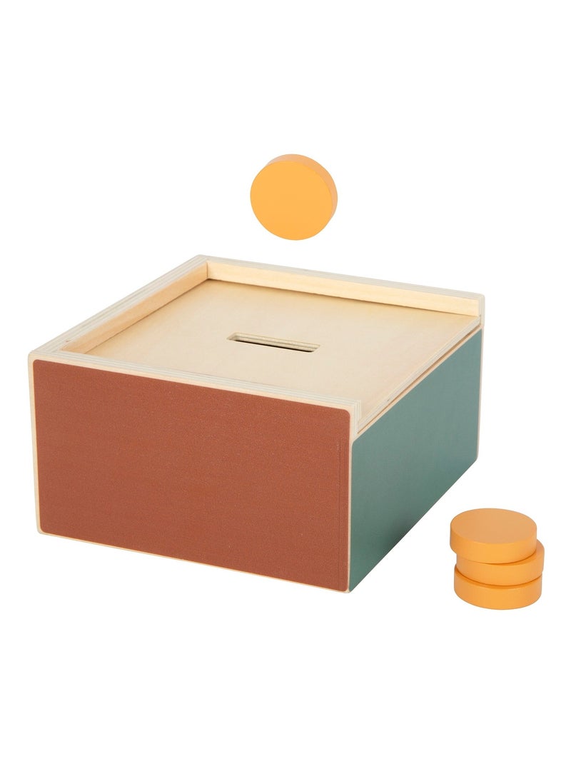 Jeu d'encastrement Montessori Beige - Kiabi