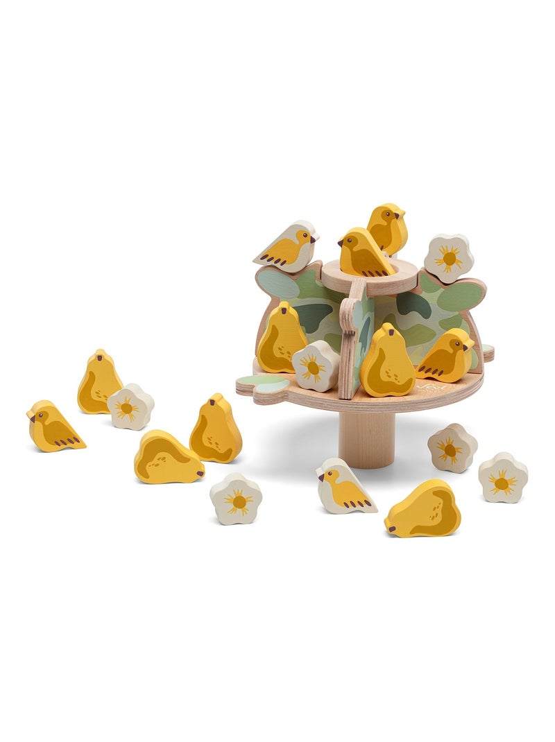 Jeu d'équilibre arbres et oiseaux Jaune - Kiabi