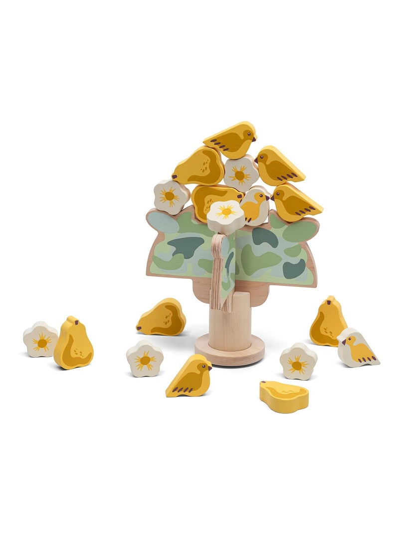 Jeu d'équilibre arbres et oiseaux Jaune - Kiabi