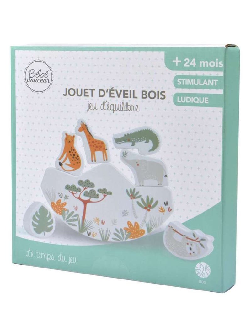 Jeu d'équilibre en bois Blanc Jaune - Kiabi