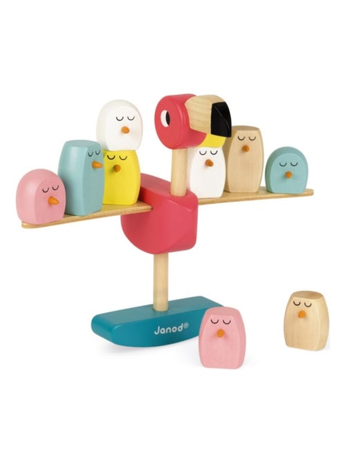 Jeu d’équilibre Flamant rose Zigolos (26 cm) - Kiabi