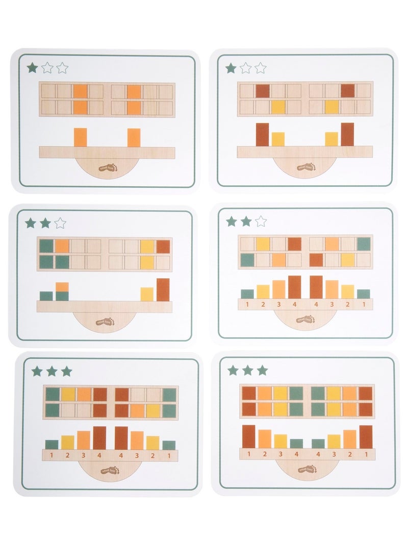 Jeu d'équilibre Montessori Beige - Kiabi