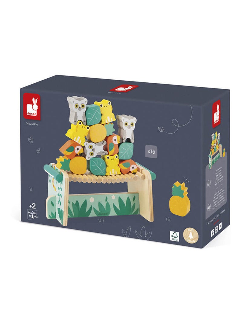 Jeu d'équilibre Tropical Tropik Jaune - Kiabi
