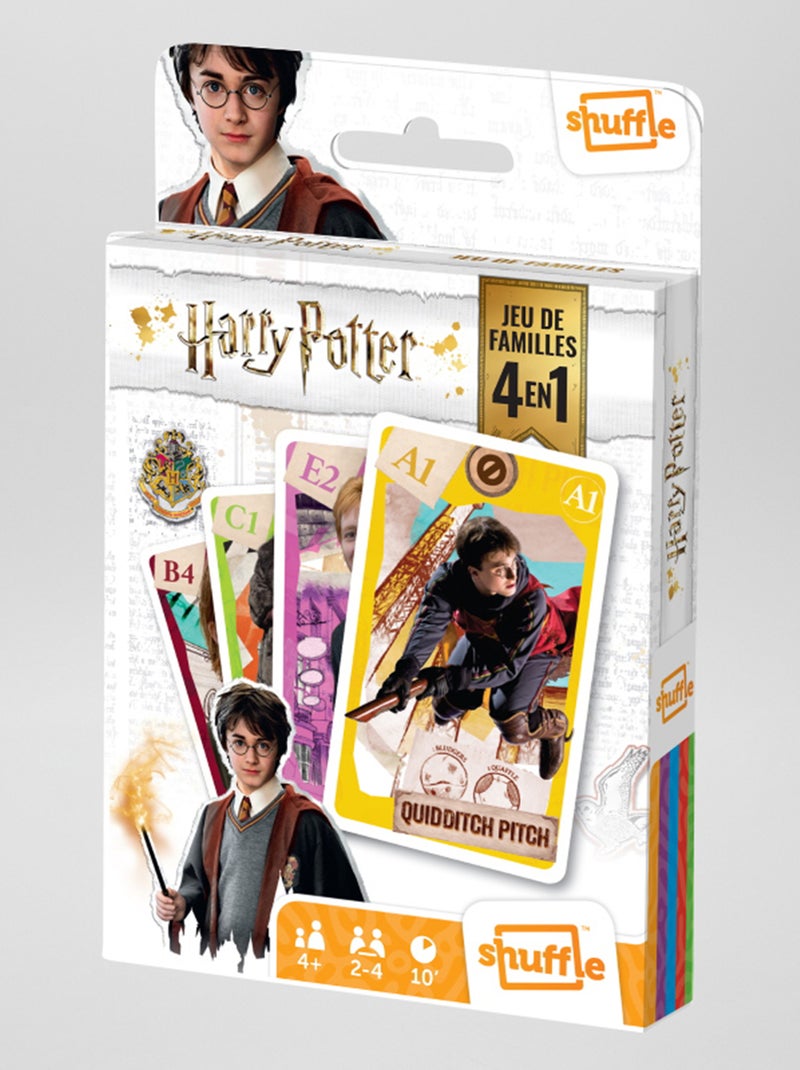 Jeu des 7 familles 4 en 1 'Harry Potter' blanc - Kiabi