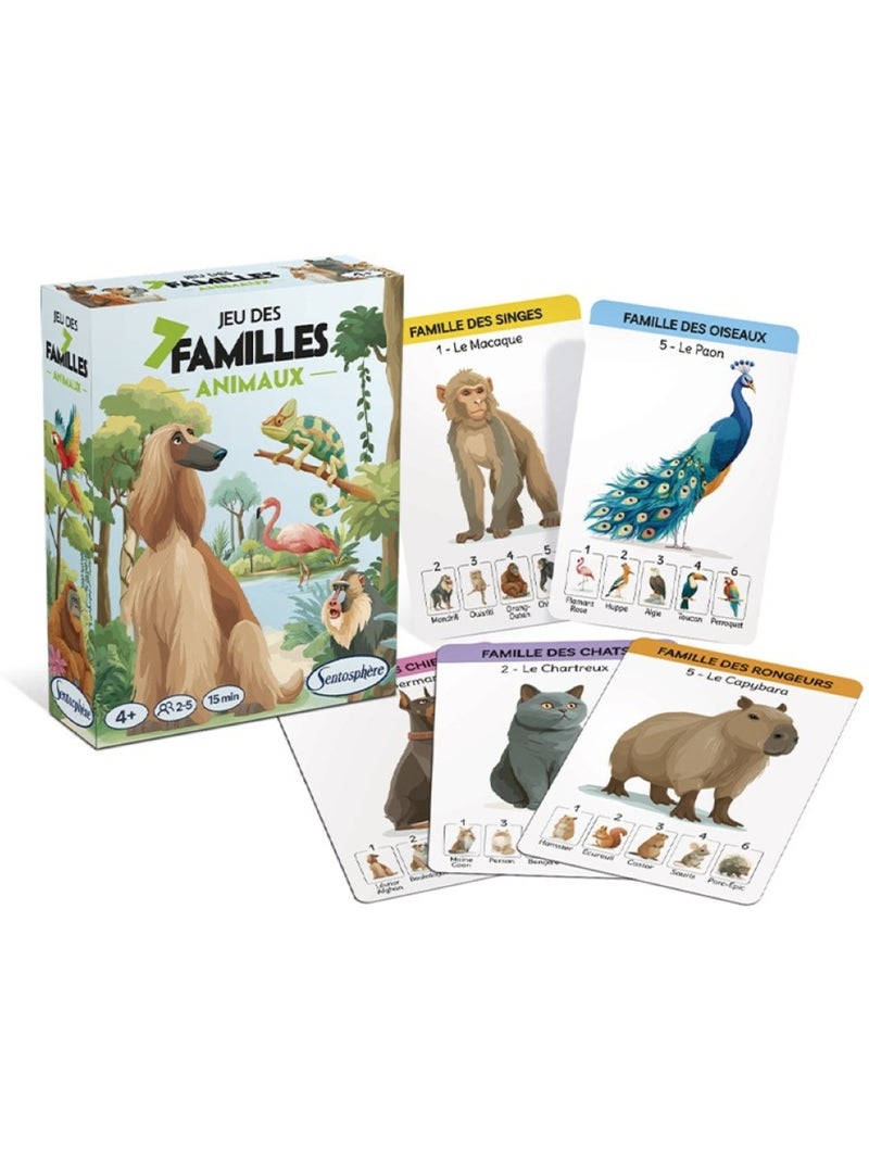 Jeu des 7 Familles Animaux N/A - Kiabi