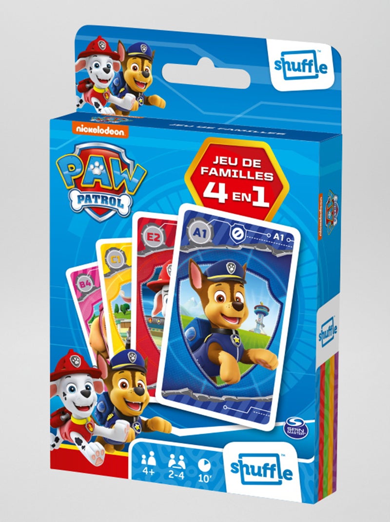 Jeu des 7 familles 'Pat Patrouille' bleu - Kiabi