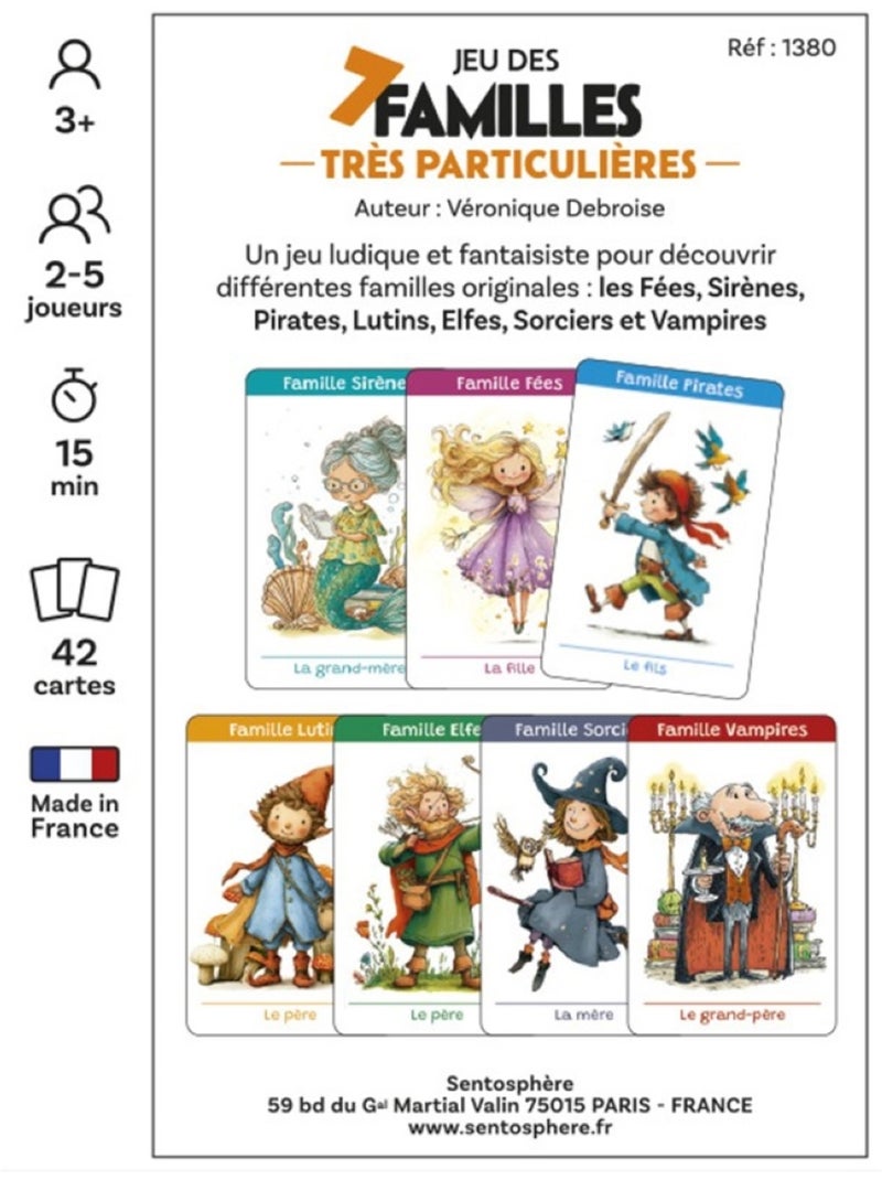 Jeu des 7 familles très particulières N/A - Kiabi