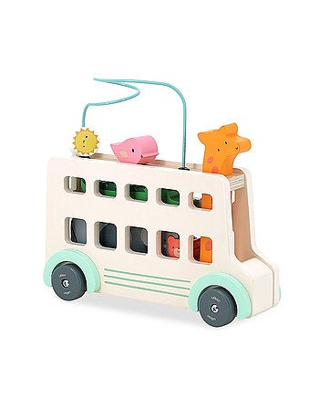 Jeu d’éveil en bois Bus’Animo