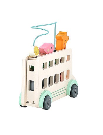 Jeu d’éveil en bois Bus’Animo