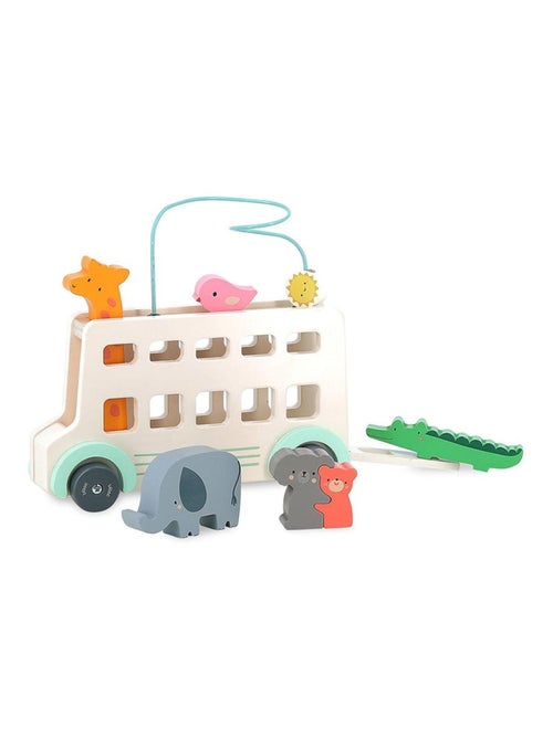 Jeu d’éveil en bois Bus’Animo - Kiabi