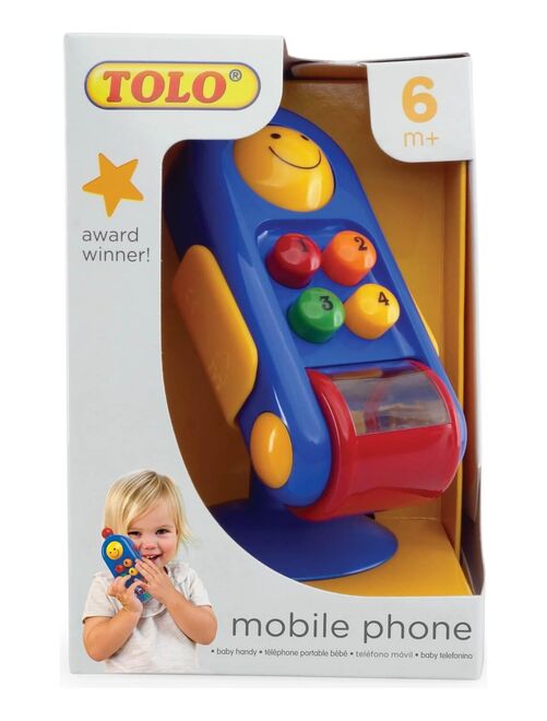 Téléphone Jouet Bébé ABC - 15 Sons & Mélodies, Realiste - Dès 12 Mois