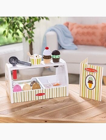 Jeu d'imitation - distributeur de glaces - 28 pièces - dès 3 ans - melissa & doug