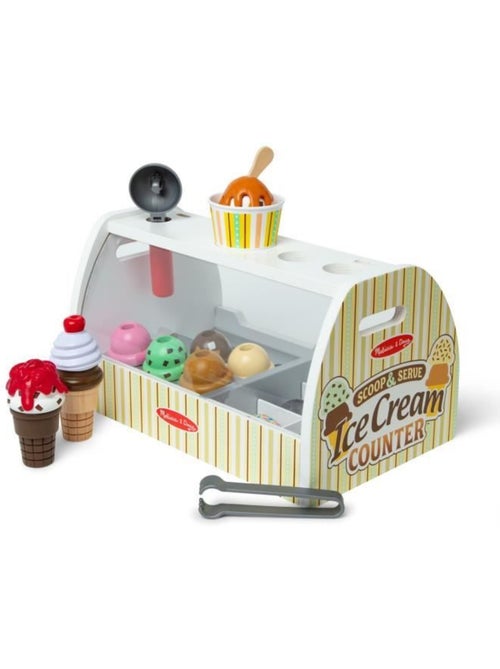 Jeu d'imitation - distributeur de glaces - 28 pièces - dès 3 ans - melissa & doug - Kiabi