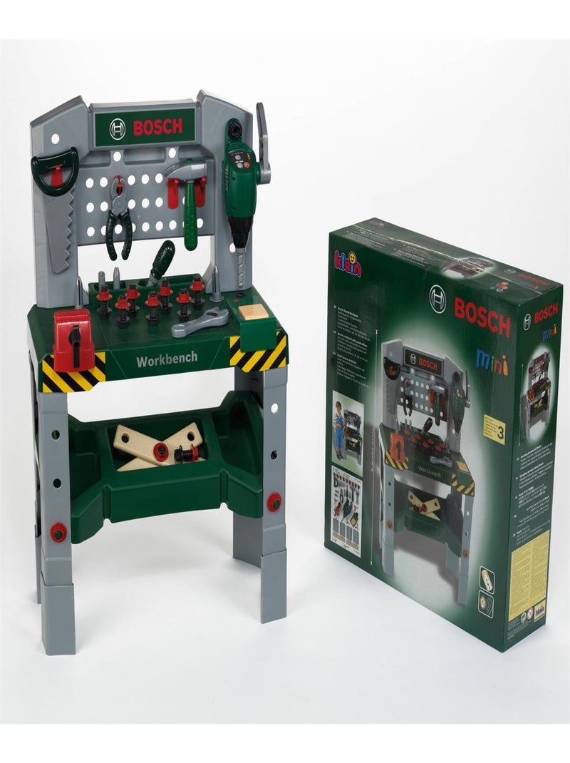 Jeu d'imitation - Etabli Sonore avec Perceuse à Colonne et Accessoires - Bosch hauteur adjustable Multicolore - Kiabi