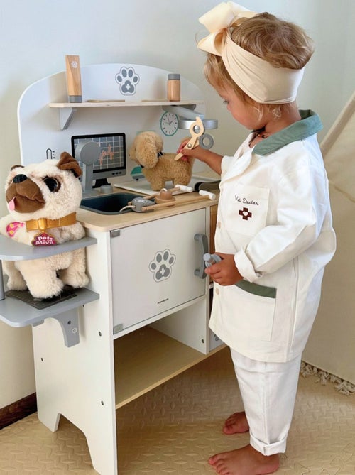 Jeu d'imitation en Bois - Hôpital, Clinique Vétérinaire, Kit Médecin, Créatif - Kiabi