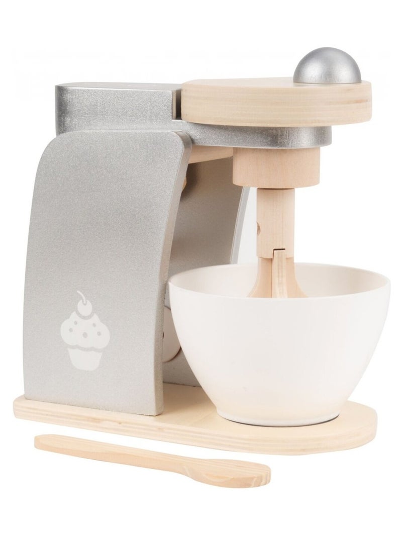 Jeu d'Imitation Robot Pâtissier en Bois pour Enfants - Pétrin avec Fouet, Bol & une Spatule N/A - Kiabi