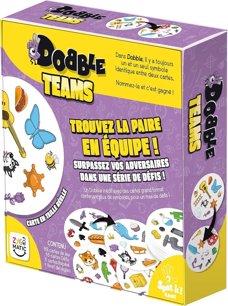 Jeu Dobble Teams - Asmodee Multicolore - Kiabi