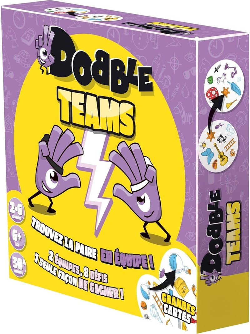 Jeu Dobble Teams - Asmodee Multicolore - Kiabi
