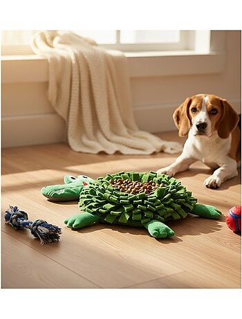 Jeu d'occupation et de fouille jammie crocodile pour chien