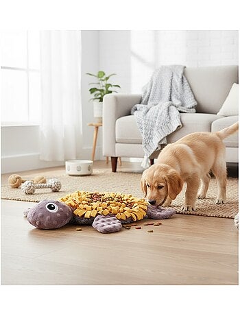 Jeu d'occupation et de fouille morgane tortue pour chien