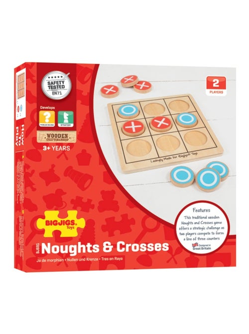 Jeu du morpion en bois - Kiabi