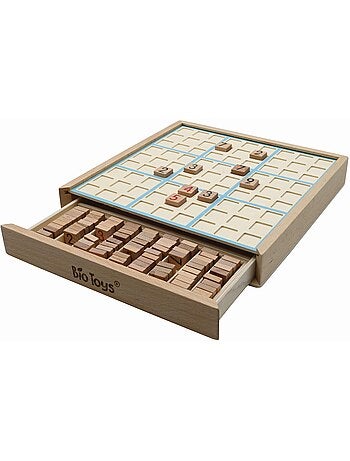 Jeu du sudoku en bois