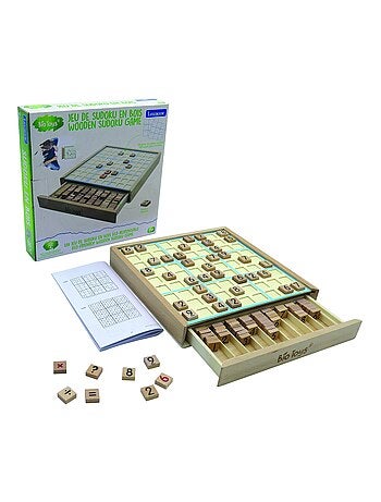 Jeu du sudoku en bois