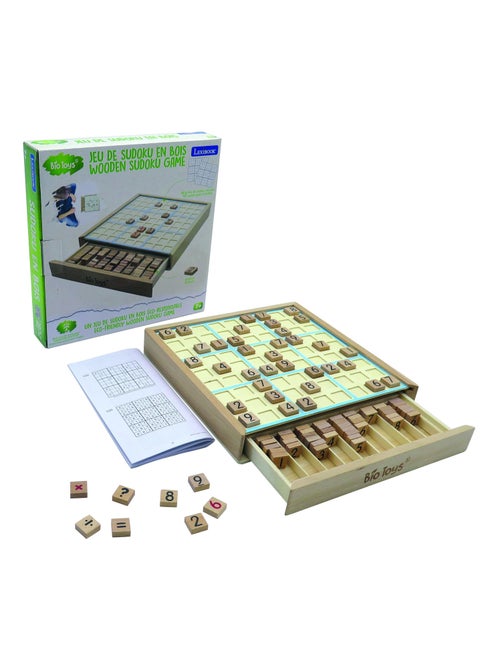 Jeu du Sudoku en bois - Kiabi