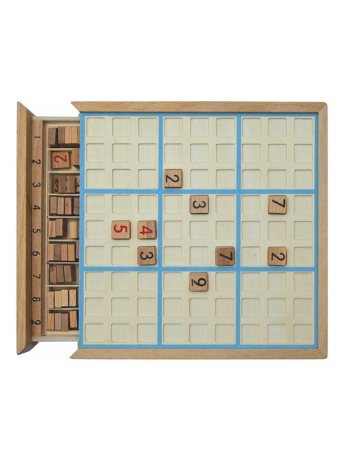 Jeu du Sudoku en bois - Kiabi