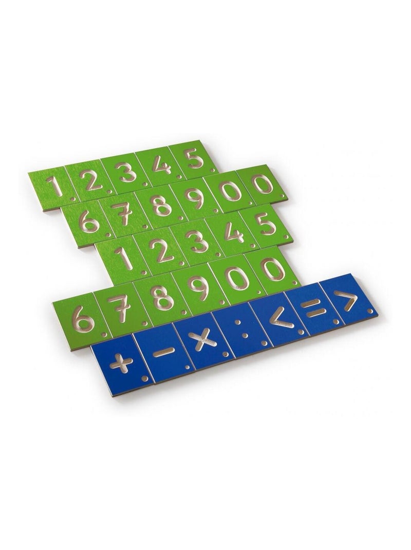 Jeu éducatif Chiffres Bleu - Kiabi