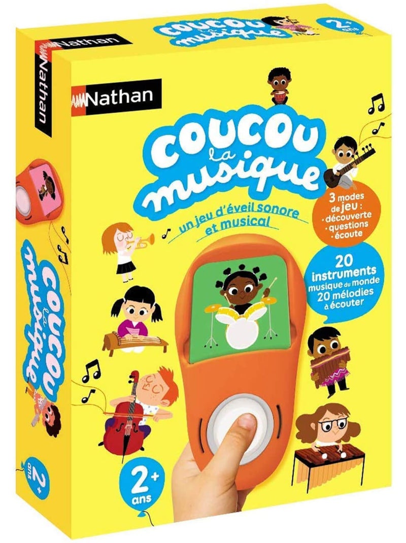 Jeu éducatif Coucou la musique (3 modes) Jaune - Kiabi