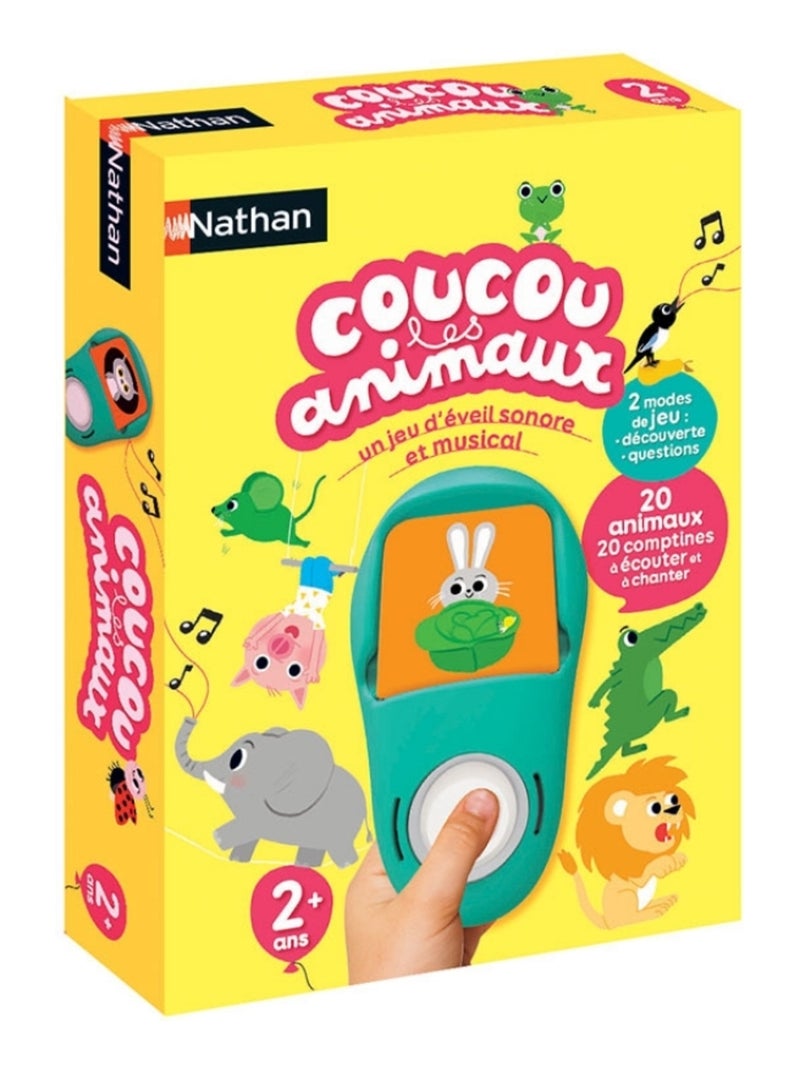 Jeu éducatif Coucou les animaux Multicolore - Kiabi