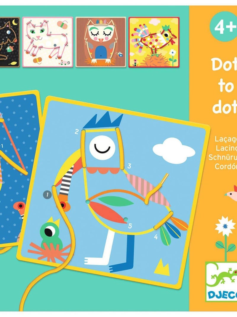 Jeu éducatif : Dot-to-dot - Laçage N/A - Kiabi