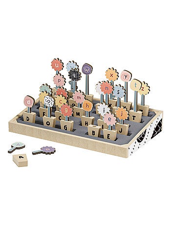 Jeu éducatif fleurs abc