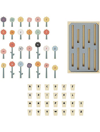 Jeu éducatif fleurs abc