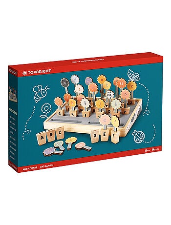 Jeu éducatif fleurs abc