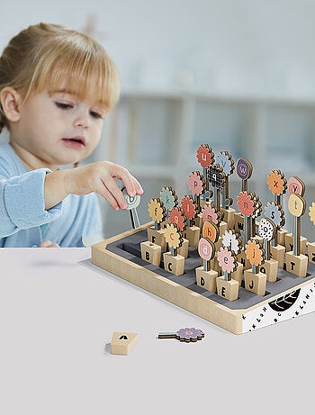 Jeu éducatif fleurs abc