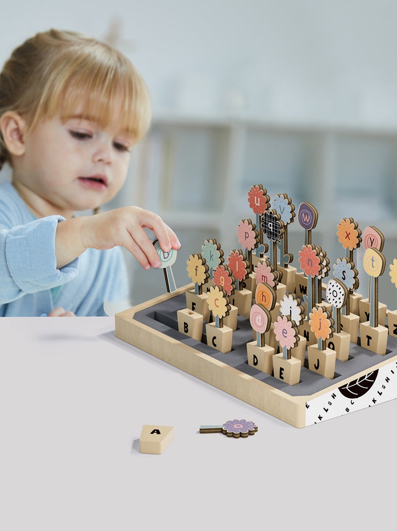 Jeu éducatif Fleurs ABC Beige - Kiabi