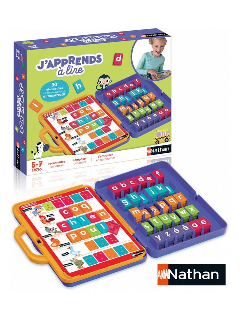 Jeu éducatif : J'apprends à lire Multicolore - Kiabi