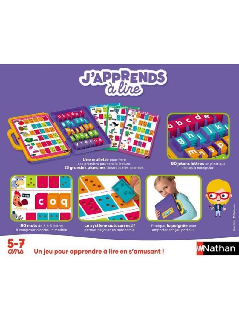 Jeu éducatif : J'apprends à lire Multicolore - Kiabi