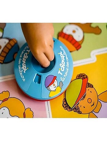 Jeu éducatif La roue des couleurs T'choupi
