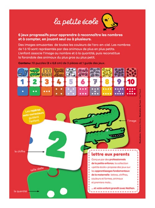 Jeu éducatif Les chiffres - Kiabi